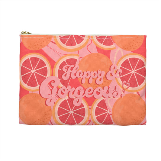 Pink Grateful Grapefruits | Accessory Bag
