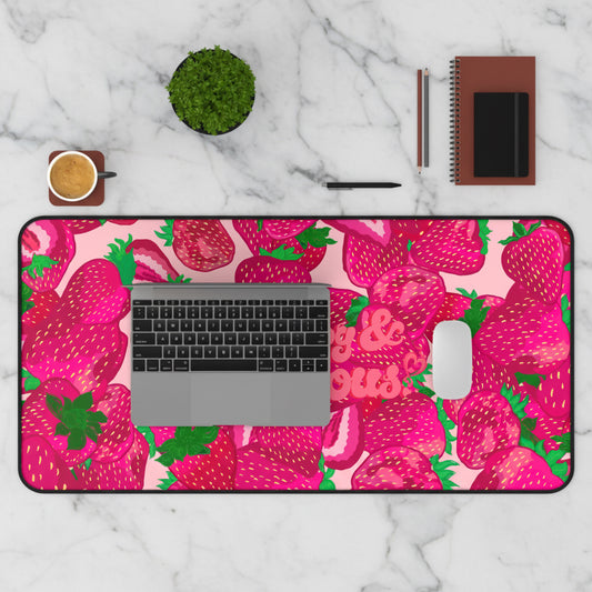 Strawberry Delight | Desk Mat
