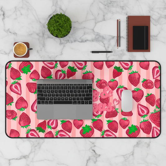 Strawberry Bliss | Desk Mat