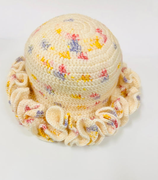 Sprinkled Joy | Crochet Wavy Hat