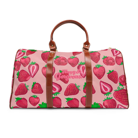 Pink Strawberry Delight | Duffel Bag