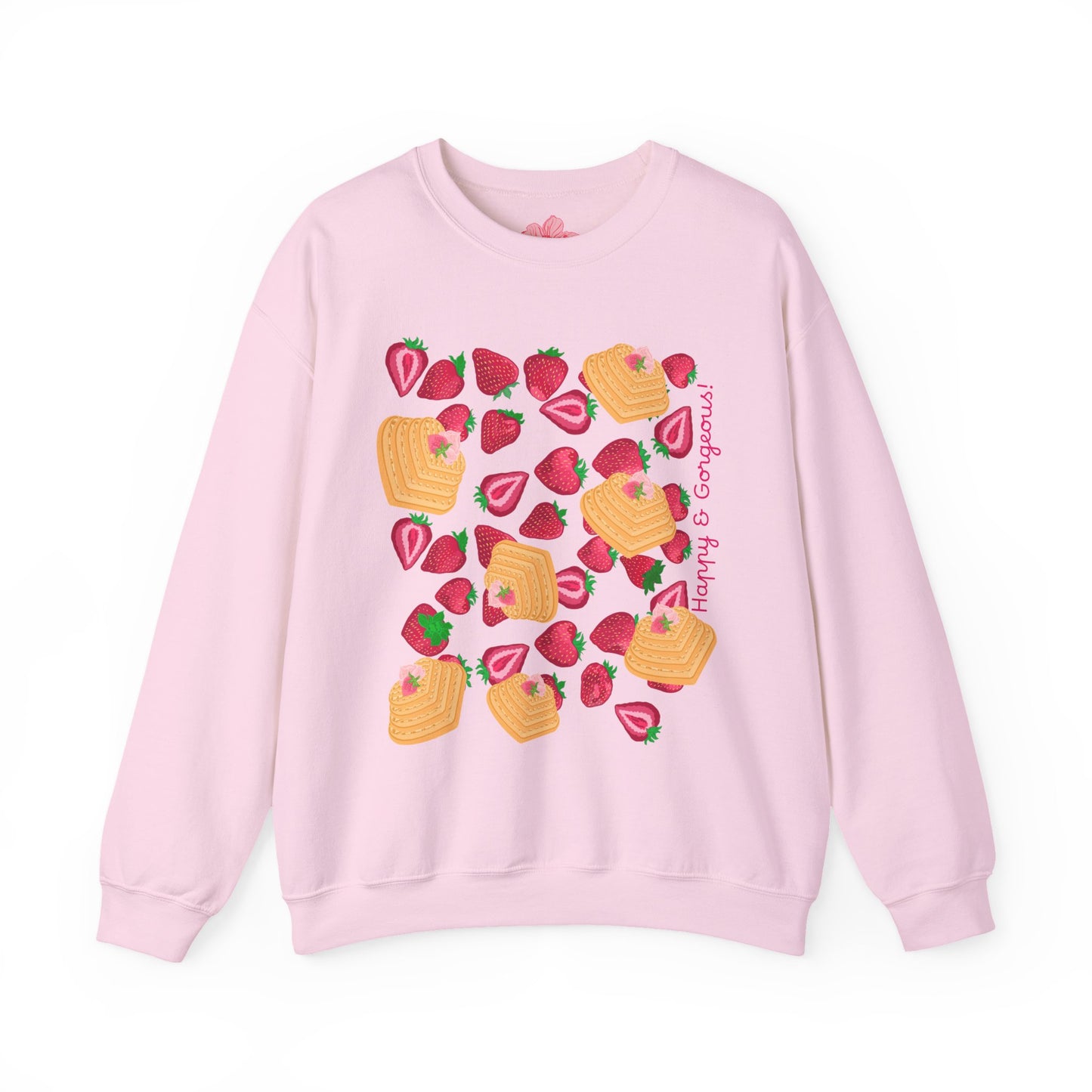Strawberry Heart Waffles | Sweatshirt