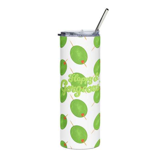 Olive to Smile | 20oz, Stainless Steel Tumbler