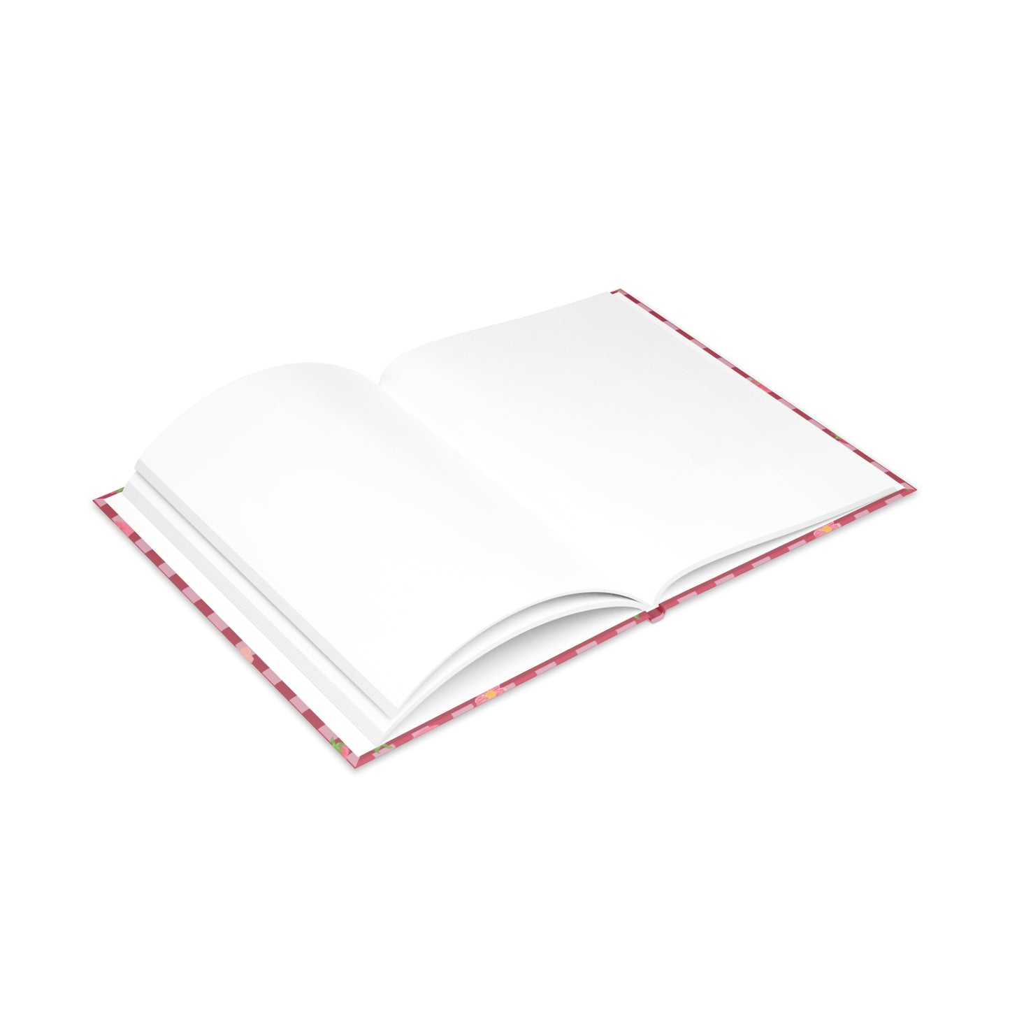 Strawberry Gingham | Hardcover Journal