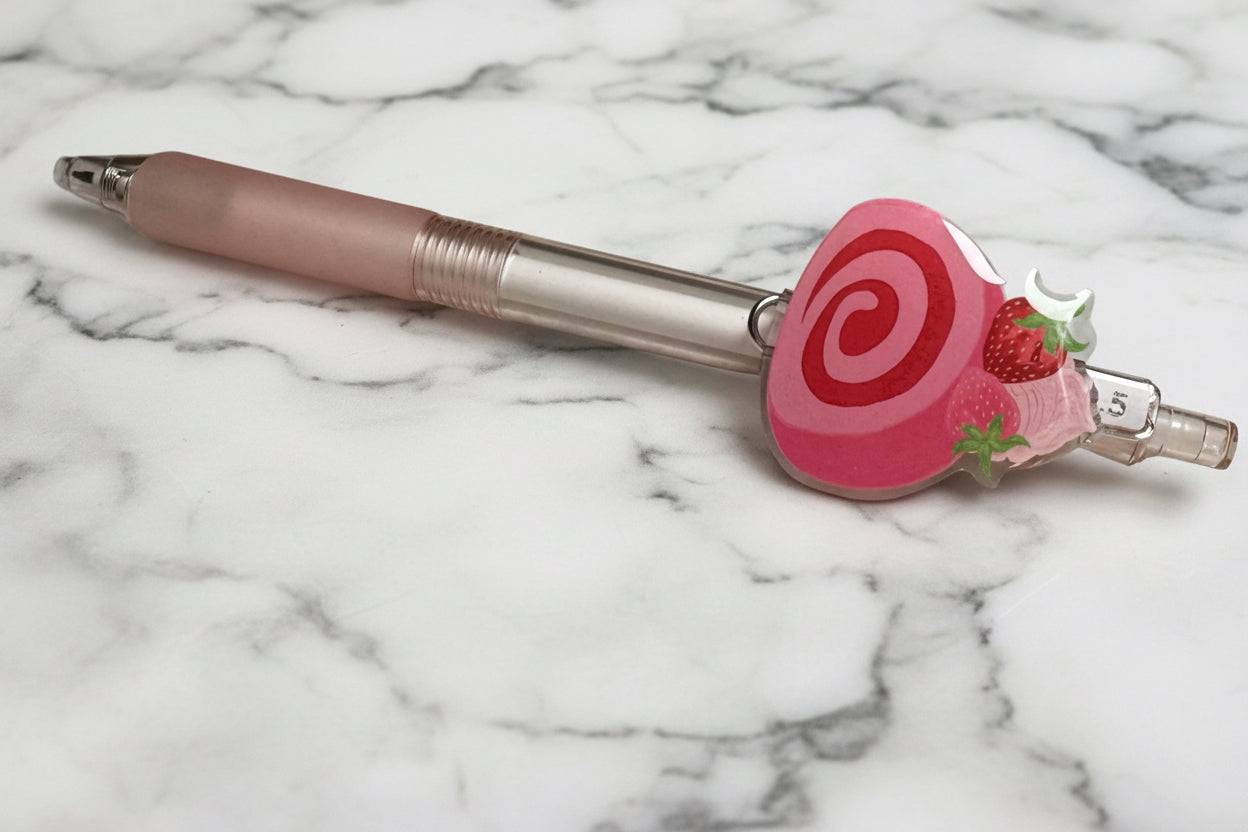 Strawberry Swiss Roll | Fine Tip Pen