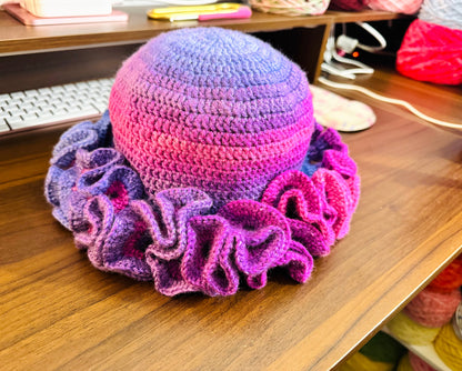 So Berry Pretty | Crochet Wavy Hat