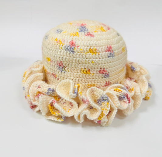 Sprinkled Joy | Crochet Wavy Hat