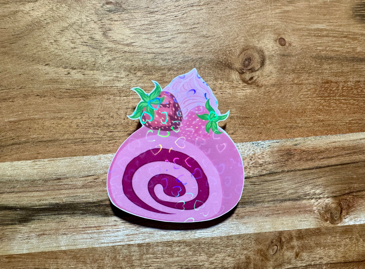 Strawberry Swiss Roll | Sticker