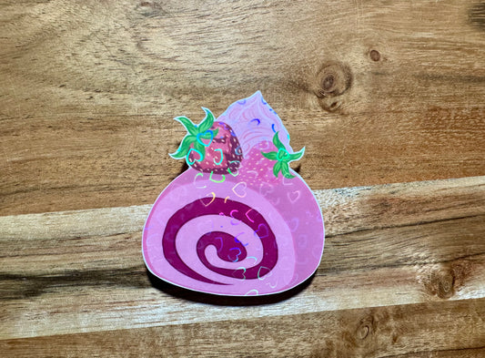 Strawberry Swiss Roll | Sticker