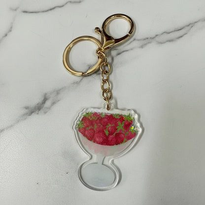 Pretty Strawberries | Keychain