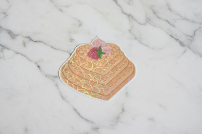 Heart Waffles | Sticker