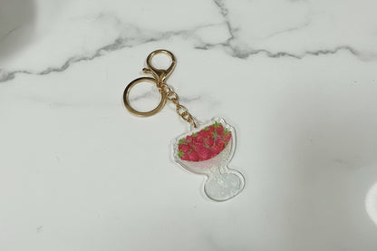 Pretty Strawberries | Keychain