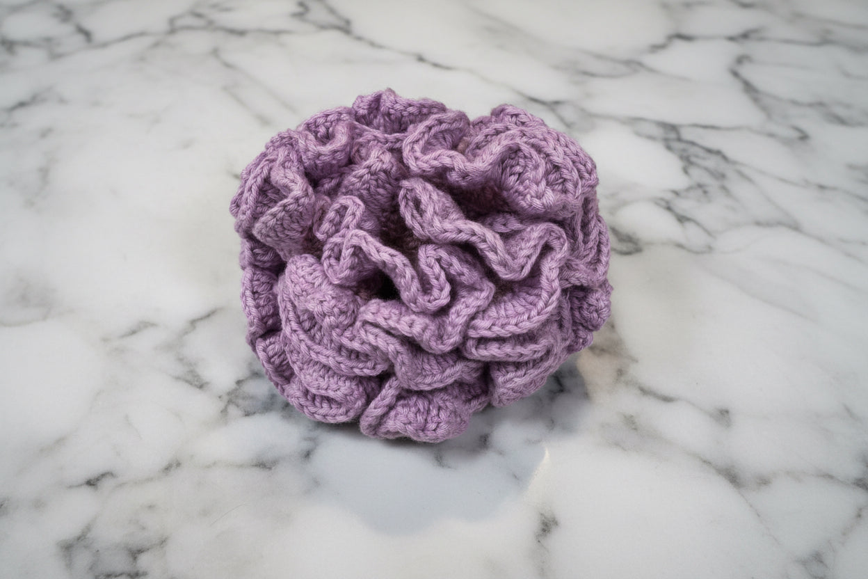 Lilac Plum Crochet | Spa Loofah