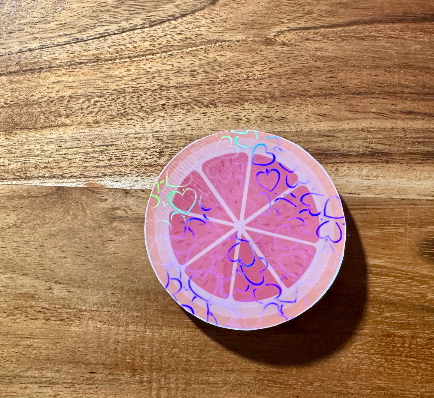 Pink Grateful Grapefruit | Sticker