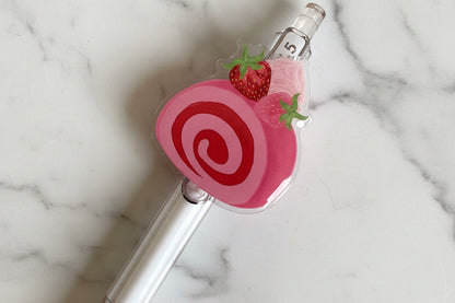 Strawberry Swiss Roll | Fine Tip Pen