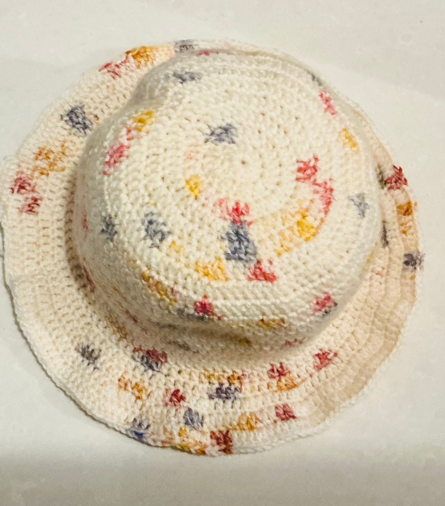 Sprinkled Joy | Crochet Bucket Hat