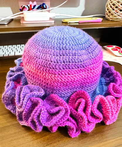 So Berry Pretty | Crochet Wavy Hat