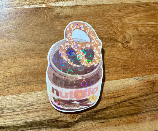 Chocolate covered Pretzel | Sticker