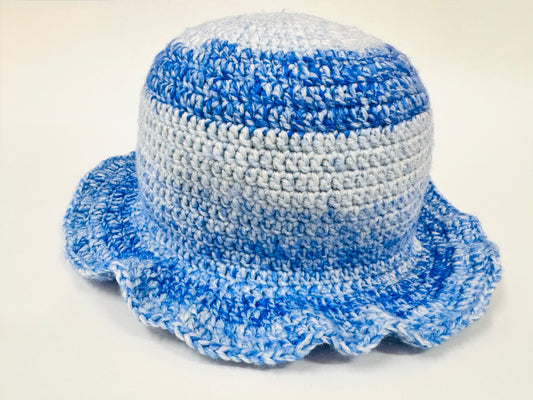 Blues Cloud | Crochet Bucket Hat