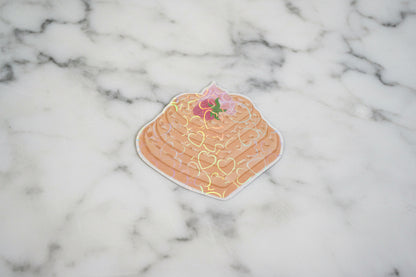 Heart Waffles | Sticker