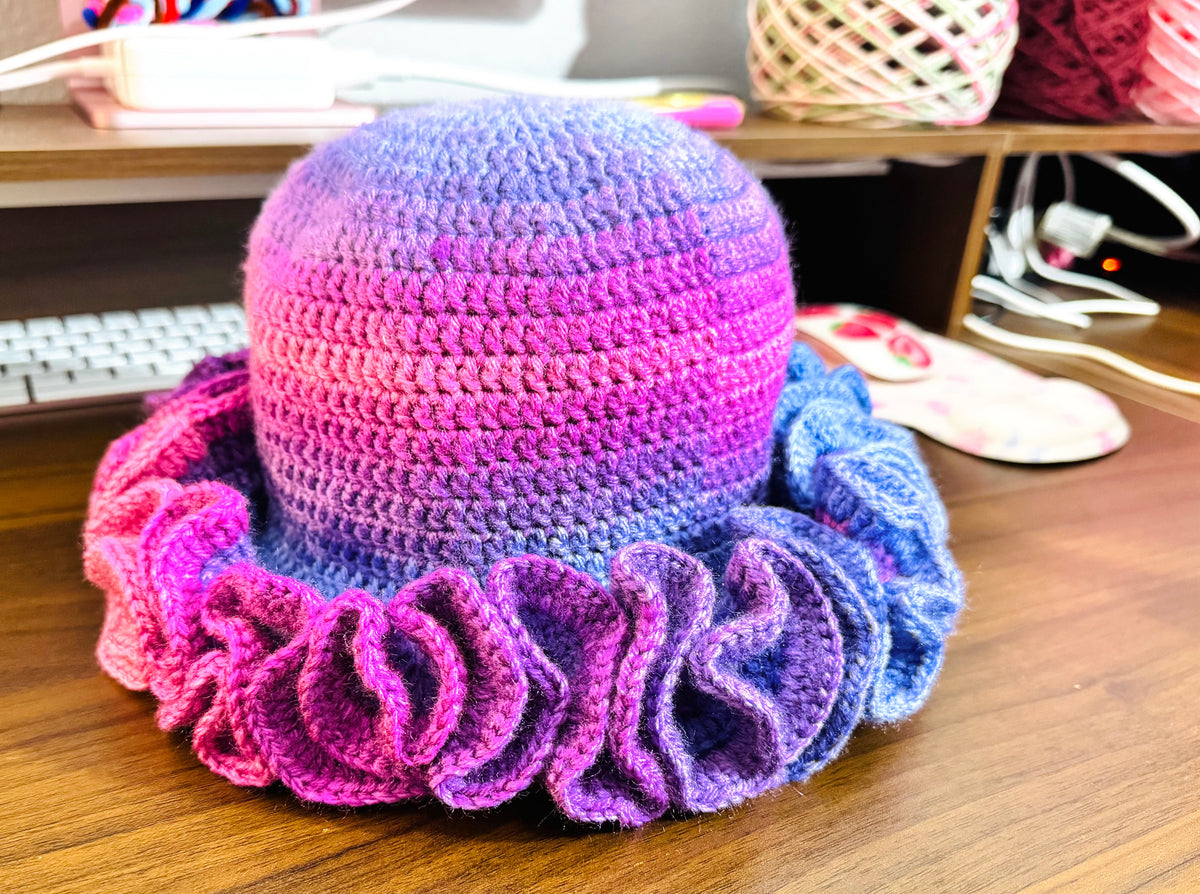 So Berry Pretty | Crochet Wavy Hat