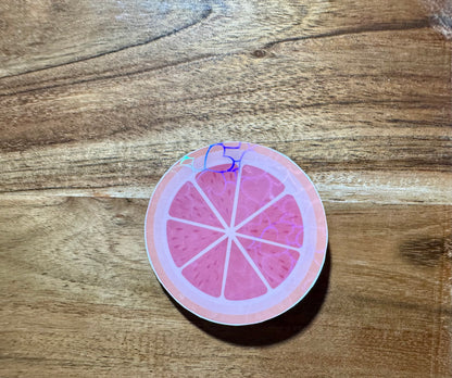 Pink Grateful Grapefruit | Sticker