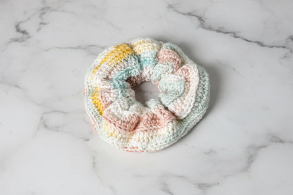 Retro Sky Crochet | Hair Scrunchies