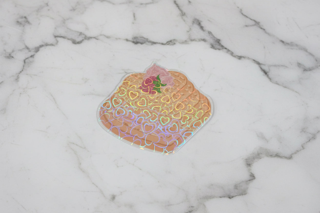 Heart Waffles | Sticker