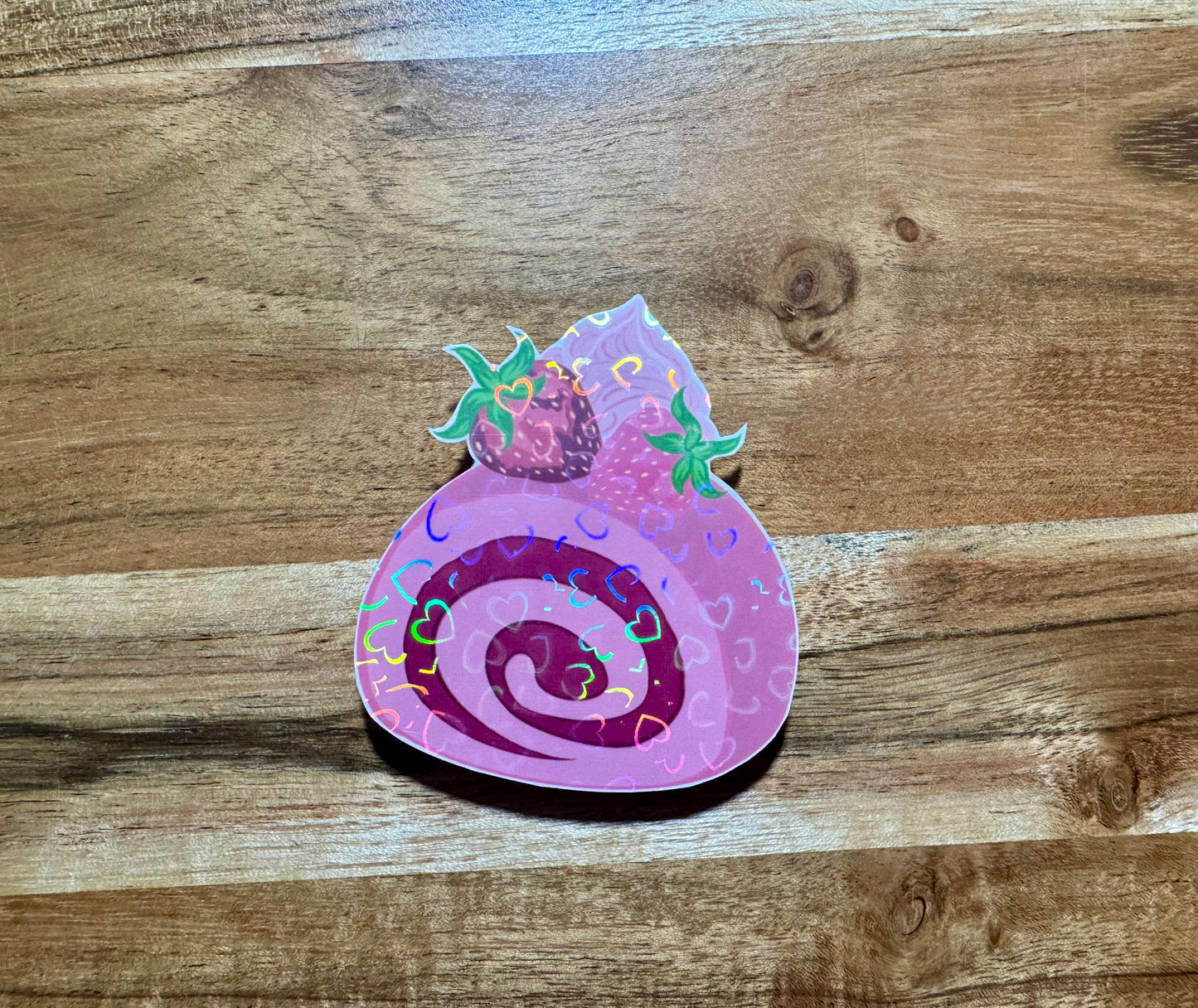 Strawberry Swiss Roll | Sticker