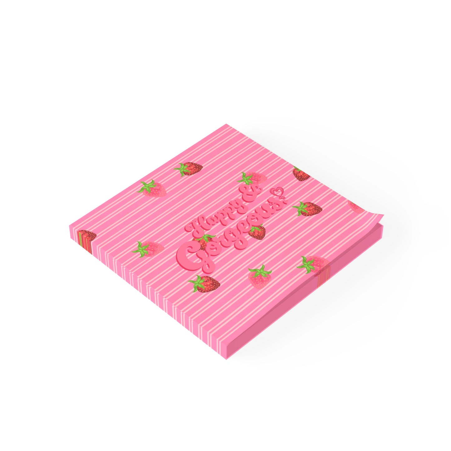 Mini Pink Strawberries | Post-it Sticky Notes