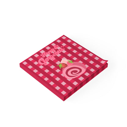 Gingham Pink Swiss Roll | Post-it® Sticky Note