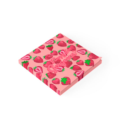 Pink Strawberry Delight | Post It Sticky Notes
