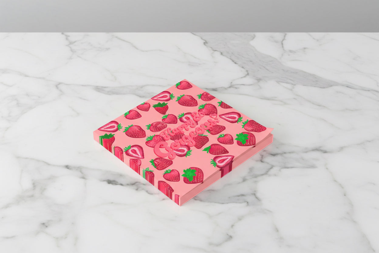 Pink Strawberry Delight | Post It Sticky Notes