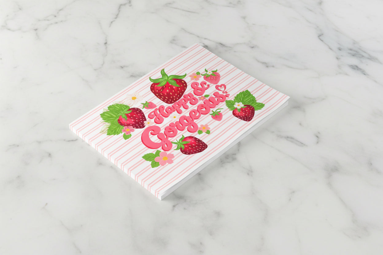 Pink Pastel Striped | Post-it® Sticky Notes