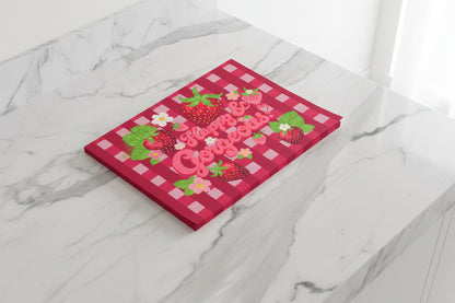 Strawberry Gingham | Post-it® Sticky Note