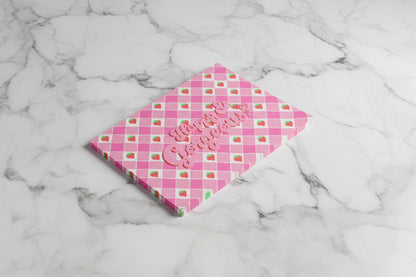 Pink Strawberry Gingham | Post-it Sticky Notes