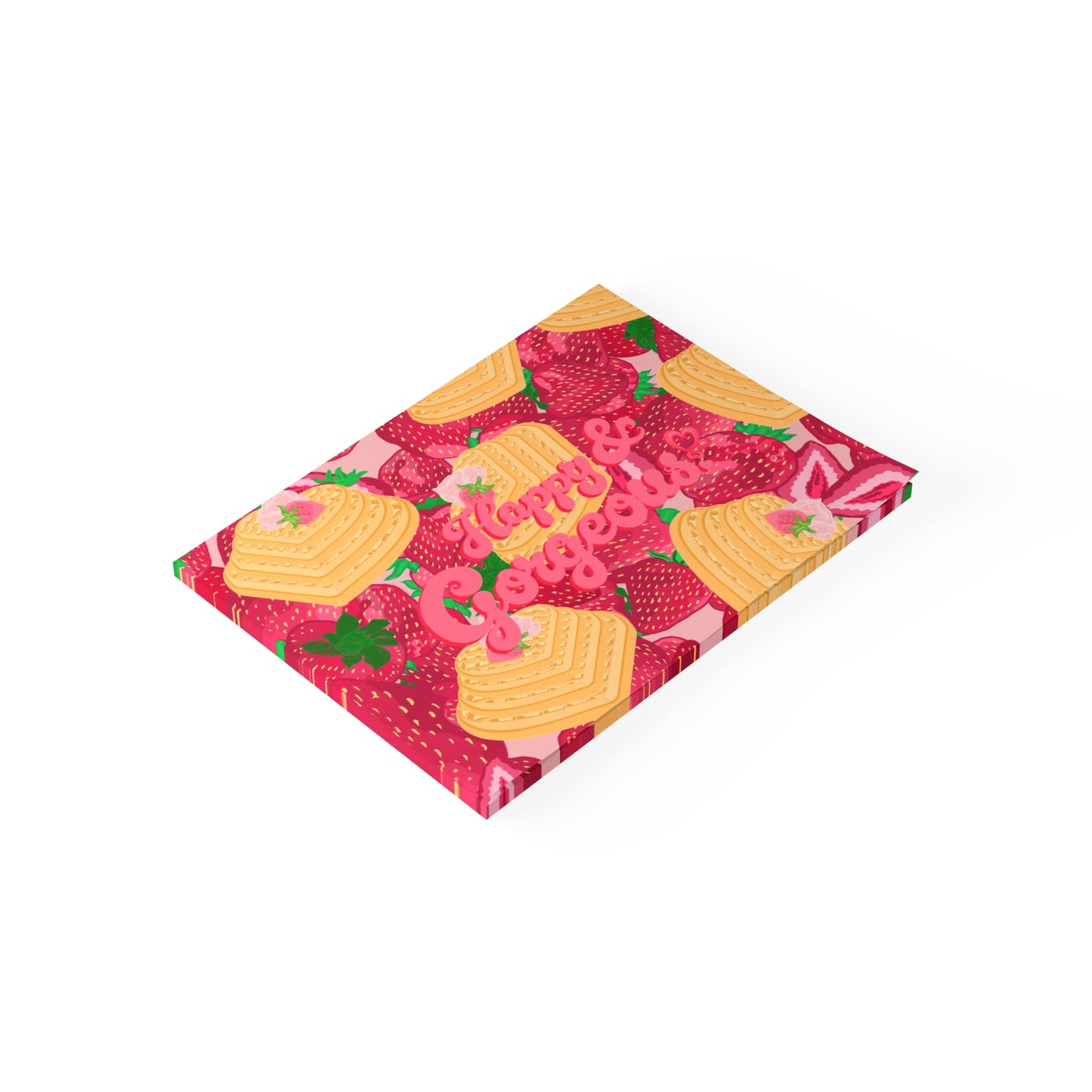Strawberry Heart Waffles | Post-it Sticky Notes