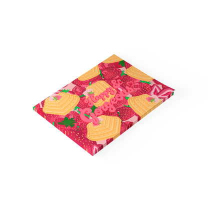 Strawberry Heart Waffles | Post-it Sticky Notes