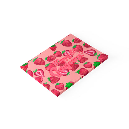 Pink Strawberry Delight | Post It Sticky Notes