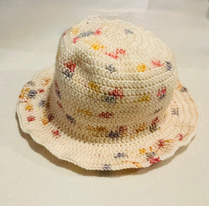 Sprinkled Joy | Crochet Bucket Hat
