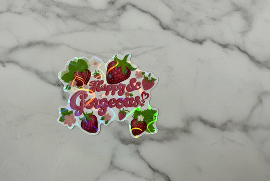 Happy & Gorgeous | Sticker