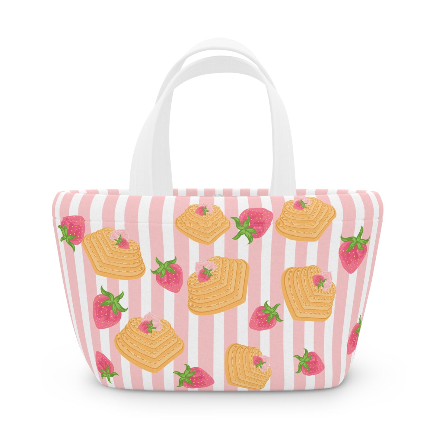 Heart Waffles | Lunch Tote Bag