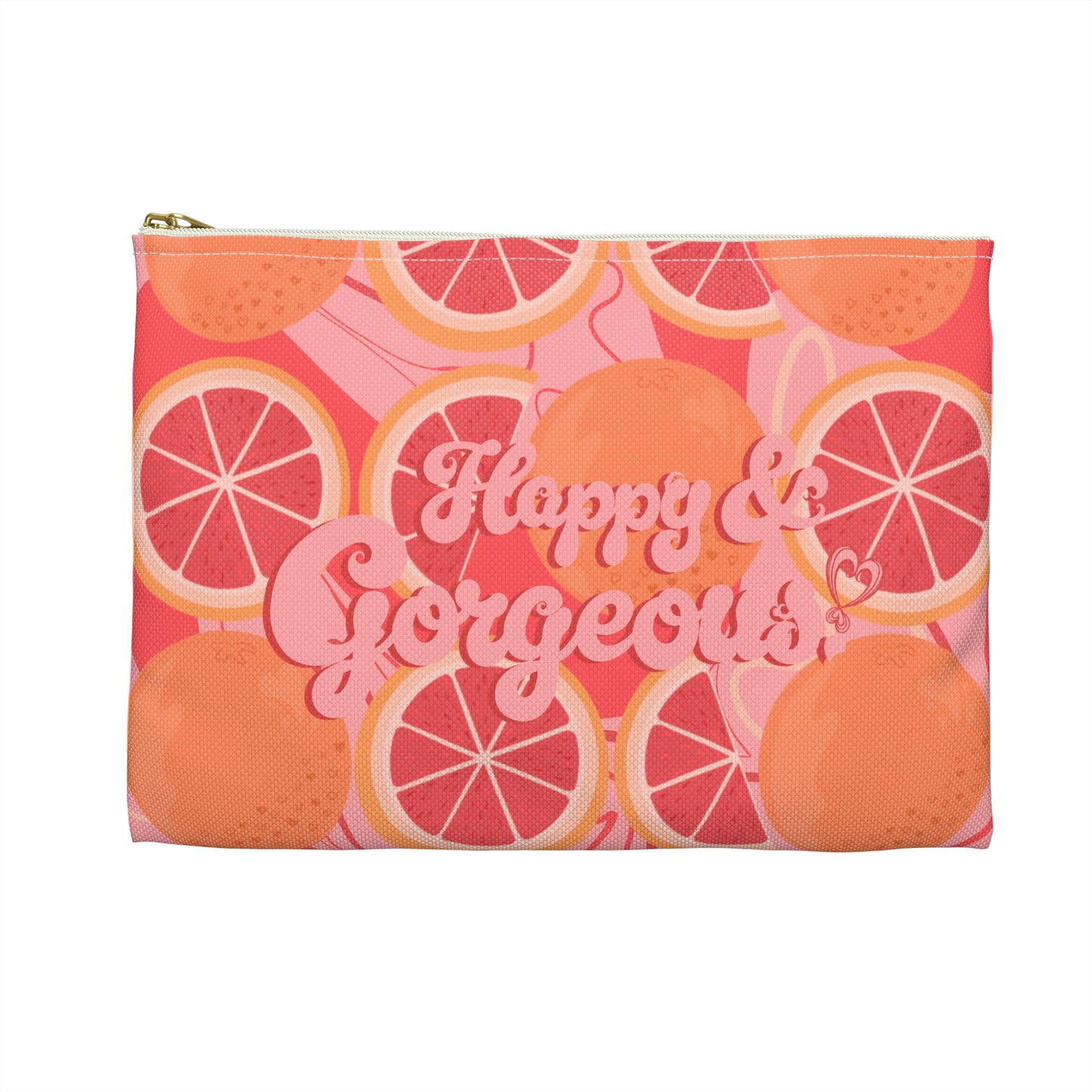 Pink Grateful Grapefruits | Accessory Bag