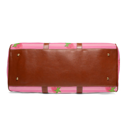 Mini Pink Strawberry | Duffel Bag