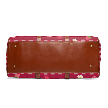 Strawberry Gingham | Duffel Bag