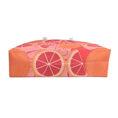 Pink Grateful Grapefruits | Weekender Bag
