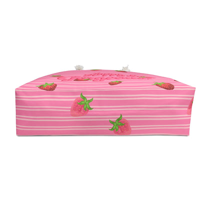Pink Mini Strawberries | Weekender Bag