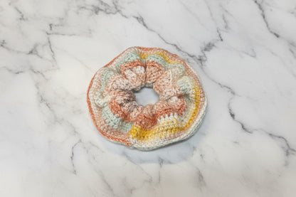 Retro Sky Crochet | Hair Scrunchies