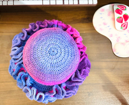 So Berry Pretty | Crochet Wavy Hat