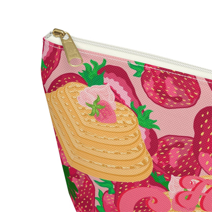 Strawberry Heart Waffles | Beauty Bag